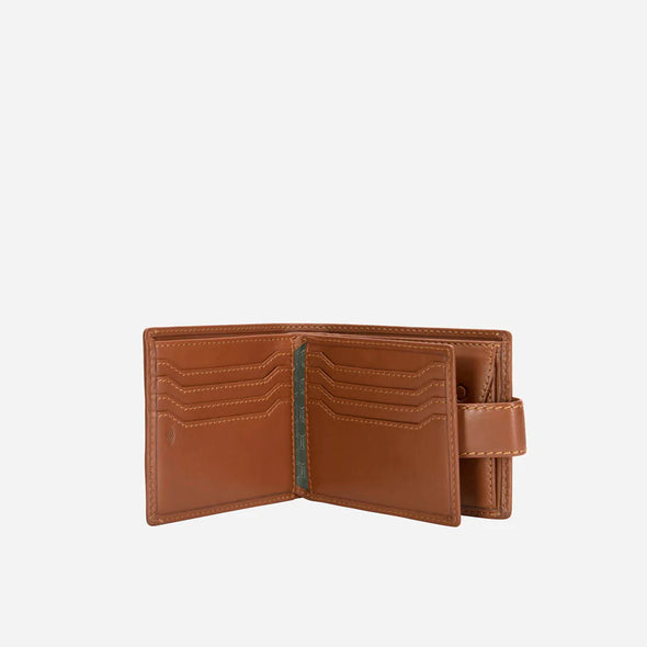 Jekyll & Hide Bifold tabbed Leather Wallet - Tan