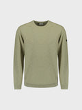 No Excess Pull Over Crew Neck Jumper - Light Moss
