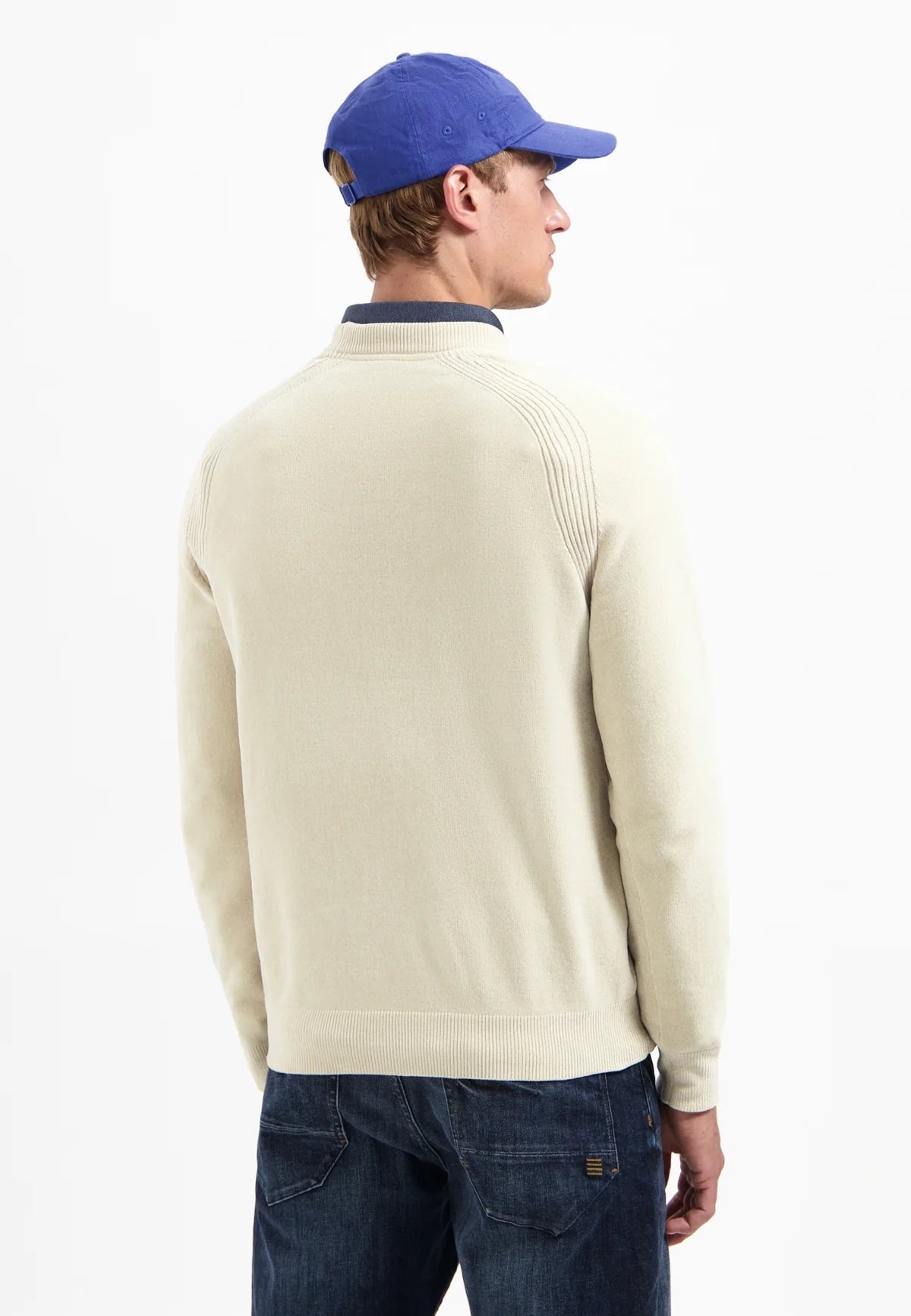 No Excess Pull Over Crew Neck Chenille Jumper - Kit