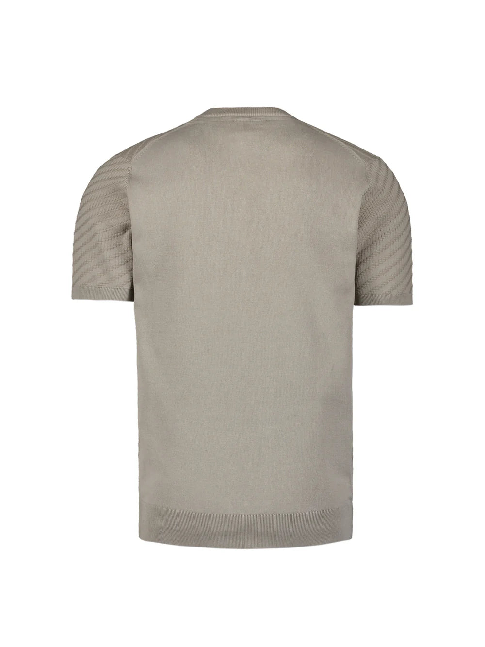 No Excess  Solid Jacquard Tee - Clay
