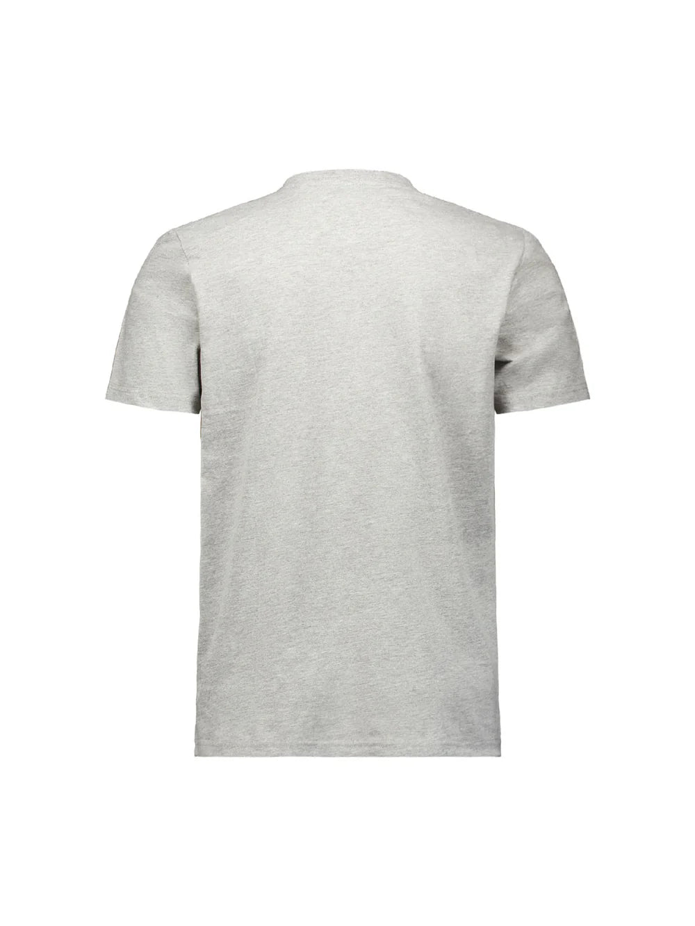 No Excess Crew Tee: Basic Plain - Grey Melange