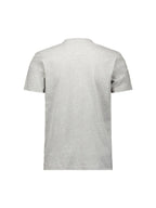 No Excess Crew Tee: Basic Plain - Grey Melange