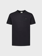 No Excess Crew Tee: Peached - Black