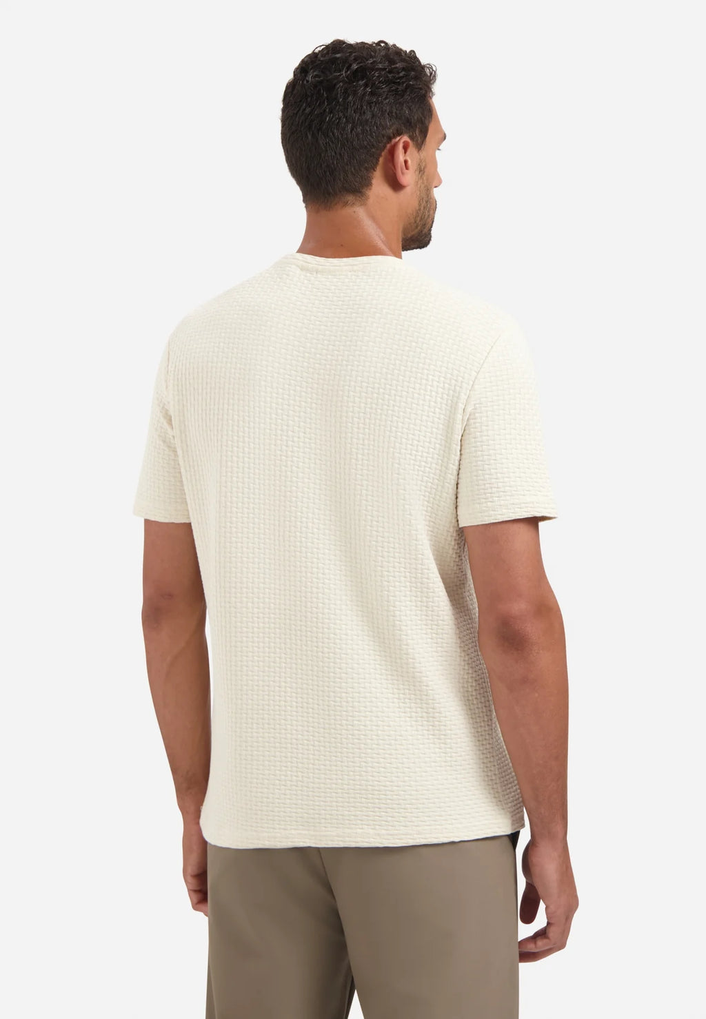 No Excess Crew Tee: Relief Jacquard Blocks - Kit