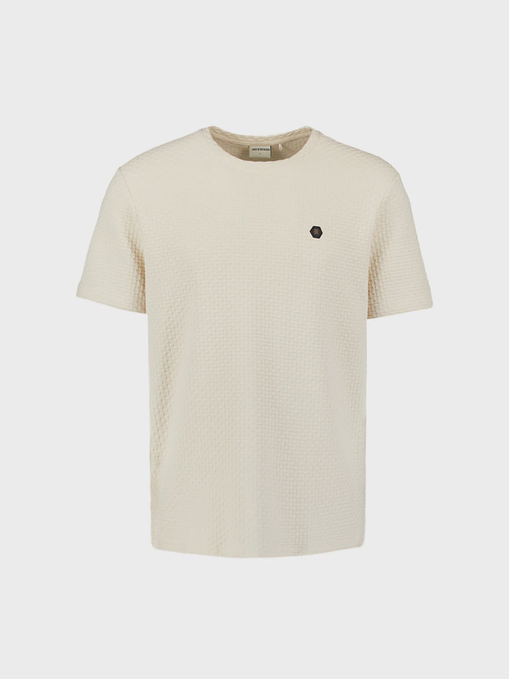 No Excess Crew Tee: Relief Jacquard Blocks - Kit