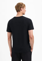 No Excess Crew Tee: Peached - Black