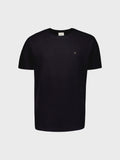 No Excess Crew Tee: Relief Jacquard Blocks - Black