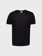 No Excess Crew Tee: Relief Jacquard Blocks - Black