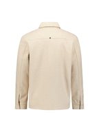 No Excess Full Zip Wool Look Overshirt - Kit