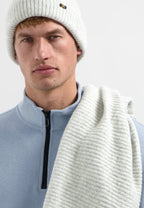 No Excess Beanie & Scarf Knit Set - Grey Melange
