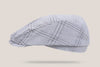 Marseille Linen Driving Cap - Sky