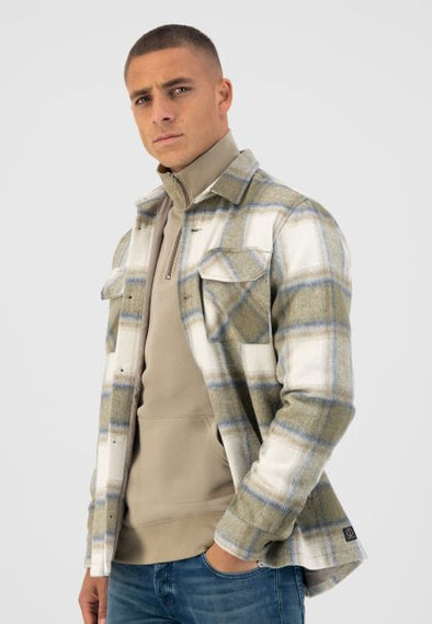 Dstrezzed Overshirt Jacket: Flannel Check - Fallen Rock