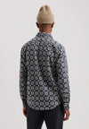 Dstrezzed Long Sleeve Shirt: Embroided Ray - Collegiate blue