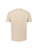 No Excess Jacquard Crepe Plain Tee - Desert