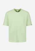 No Excess Jacquard Crepe Plain Tee - Green