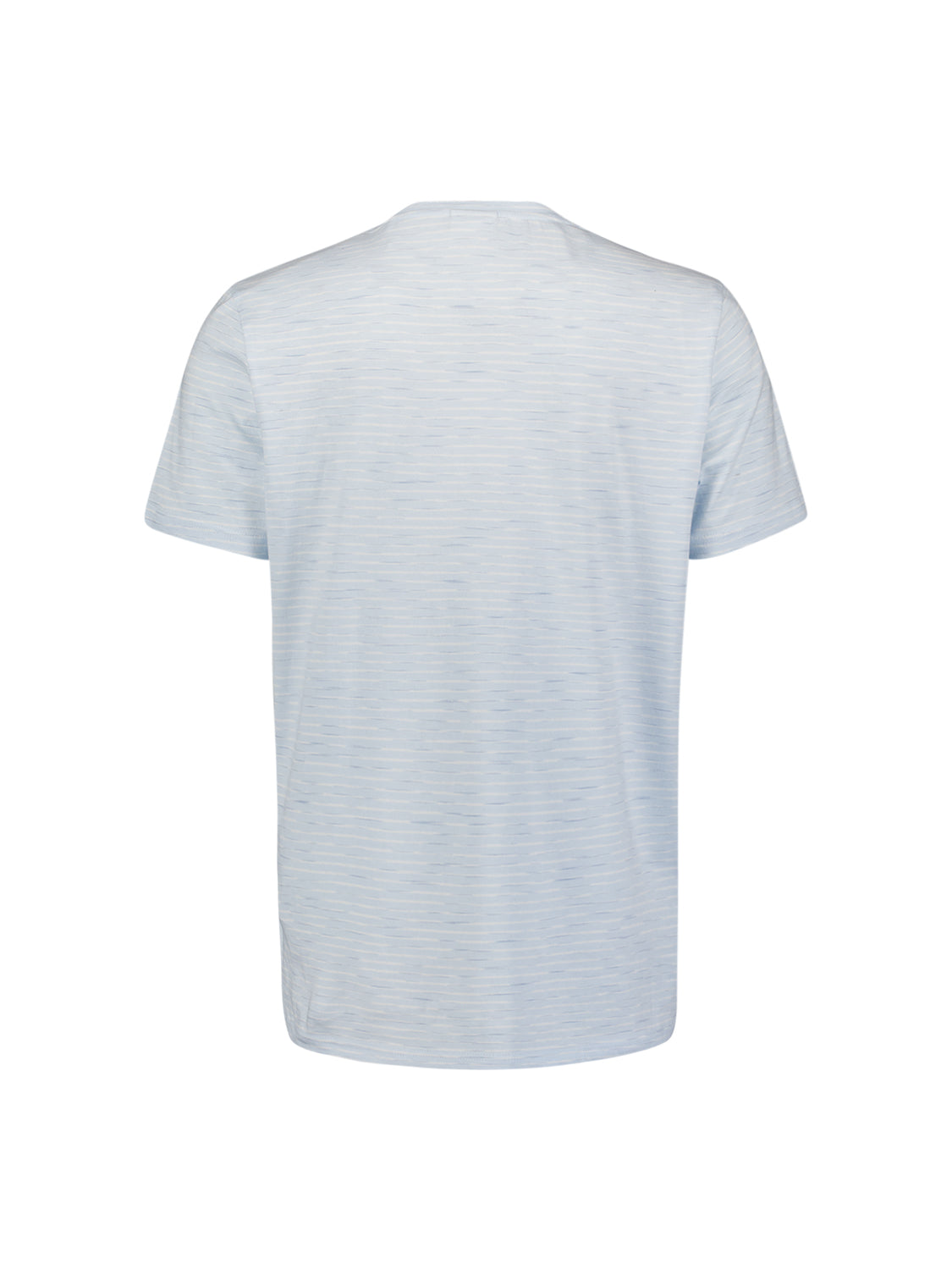 No Excess Striped Crewneck Tee - Sky