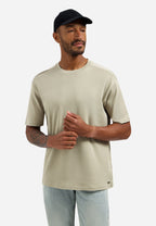 No Excess Interlock Tee - Taupe