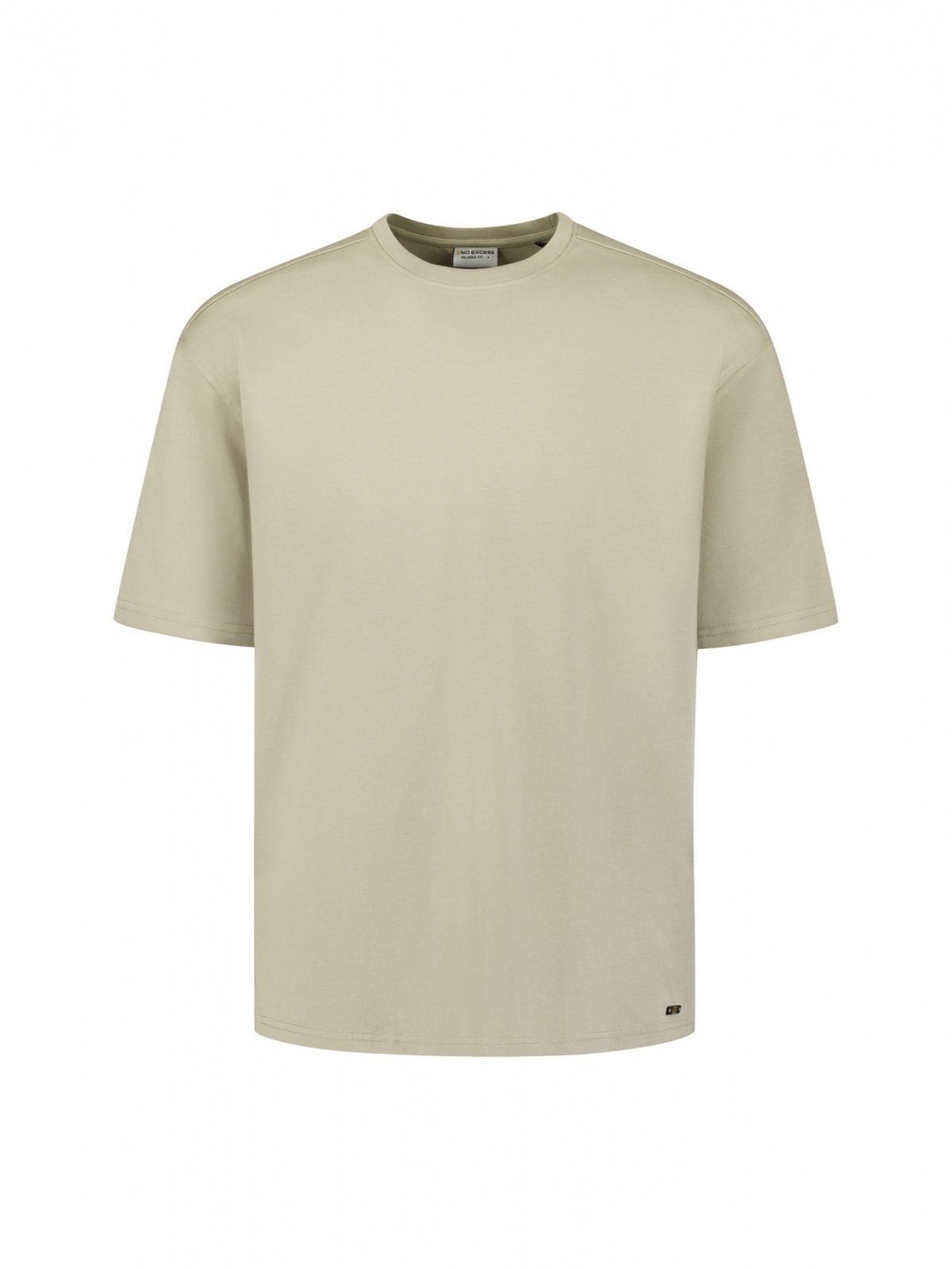 No Excess Interlock Tee - Taupe