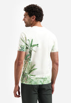 No Excess Botanical Printed Tee - Green