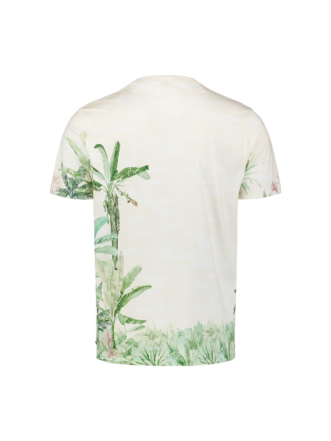 No Excess Botanical Printed Tee - Green