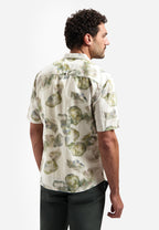 No Excess Short Sleeve Shirt: Grains of Sand - Green