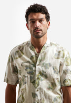 No Excess Short Sleeve Shirt: Grains of Sand - Green