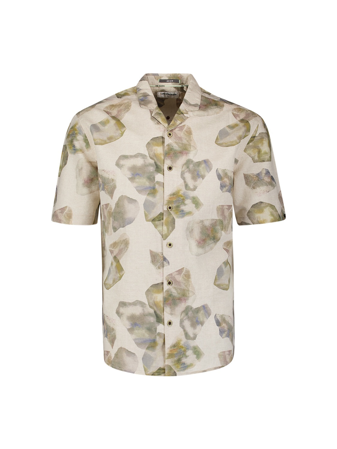 No Excess Short Sleeve Shirt: Grains of Sand - Green