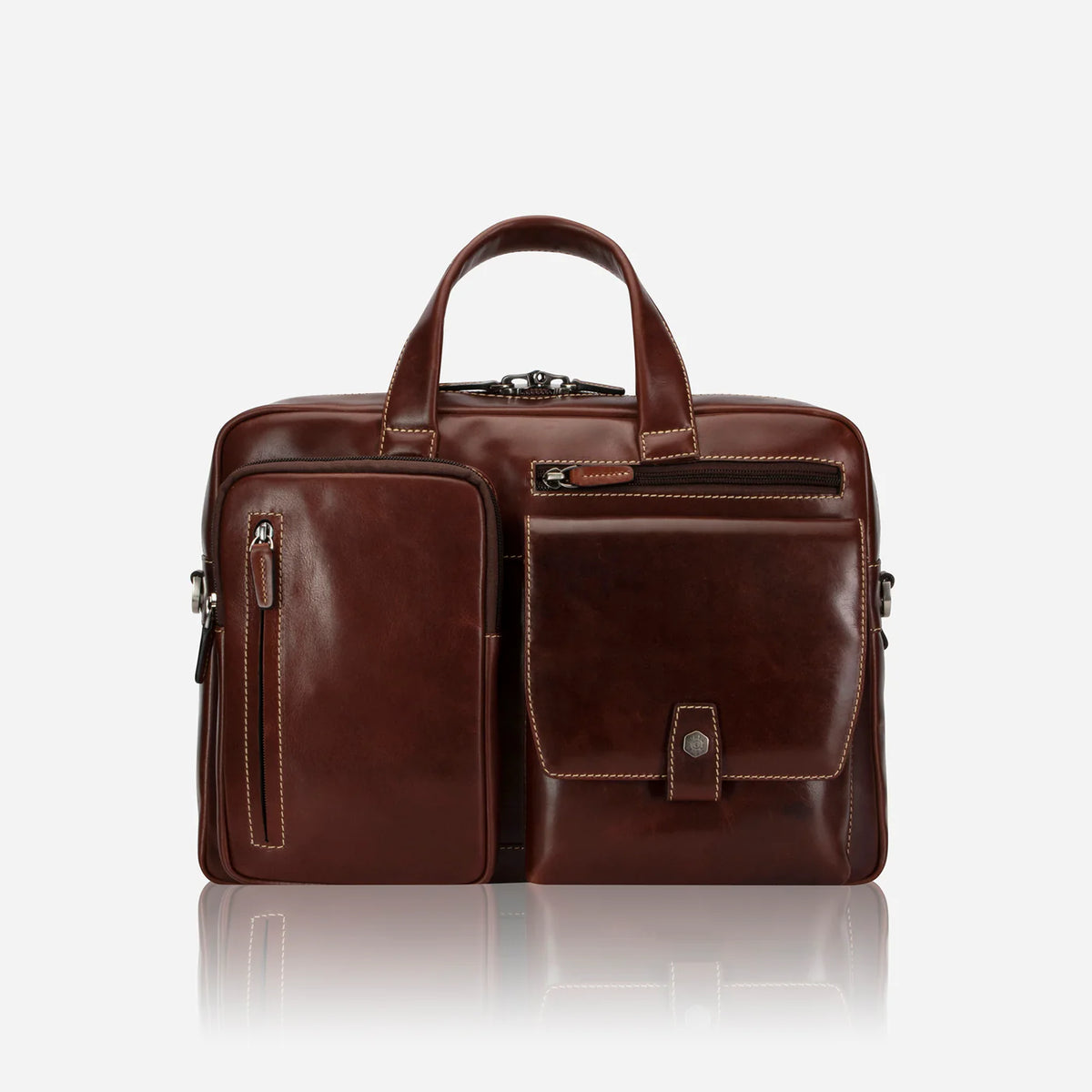 Jekyll & Hide Montana Briefcase - Mocha