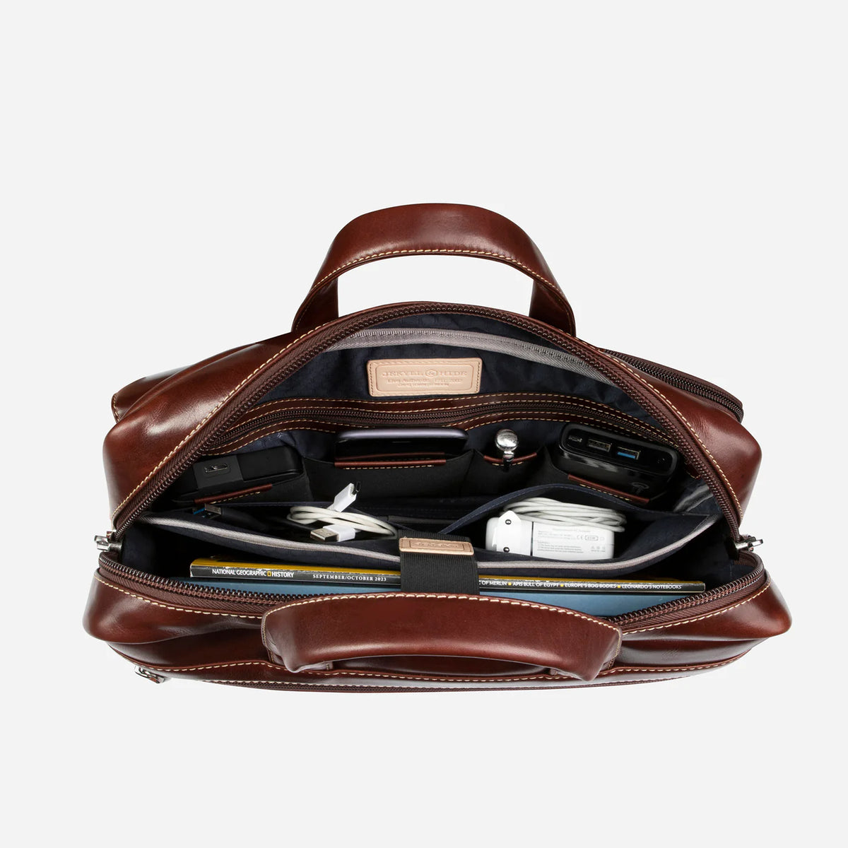Jekyll & Hide Montana Briefcase - Mocha