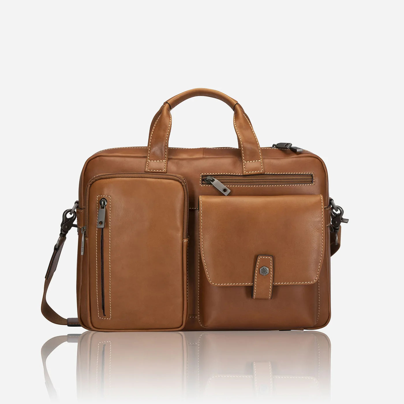Jekyll & Hide Montana Briefcase - Tan