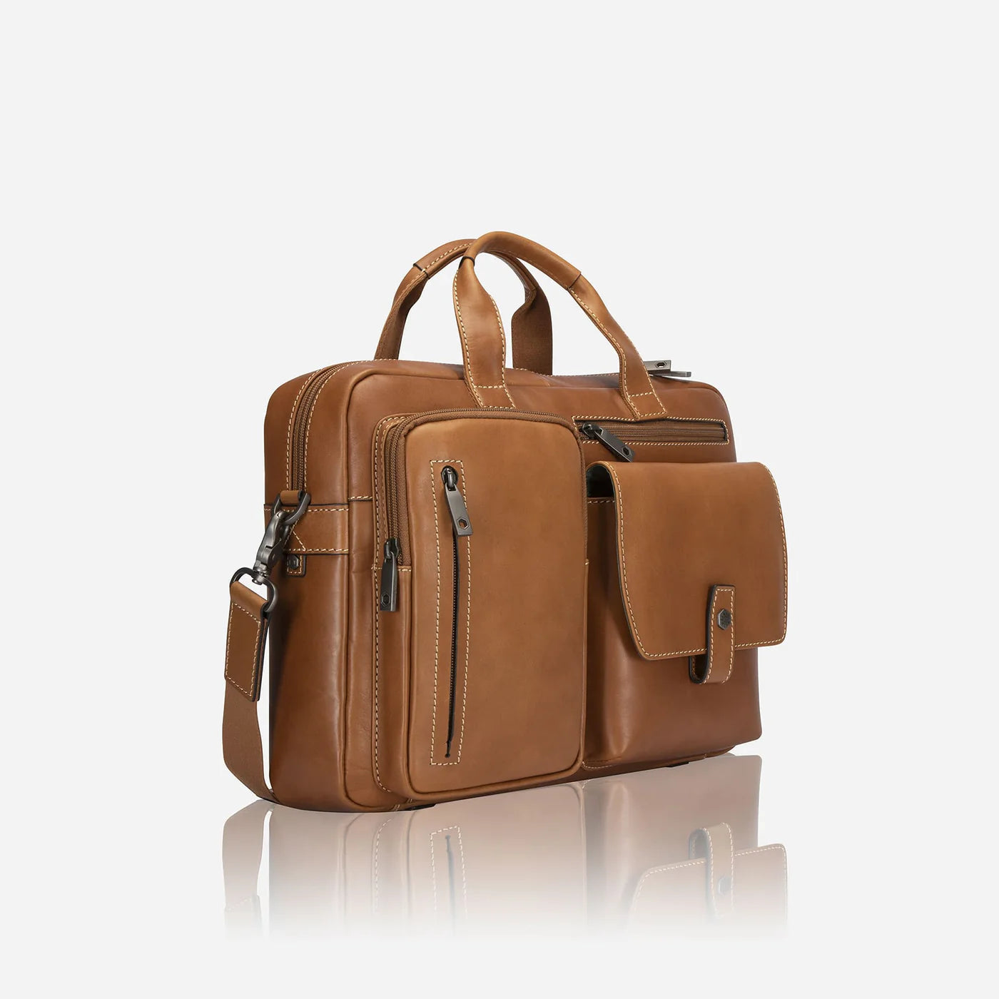 Jekyll & Hide Montana Briefcase - Tan