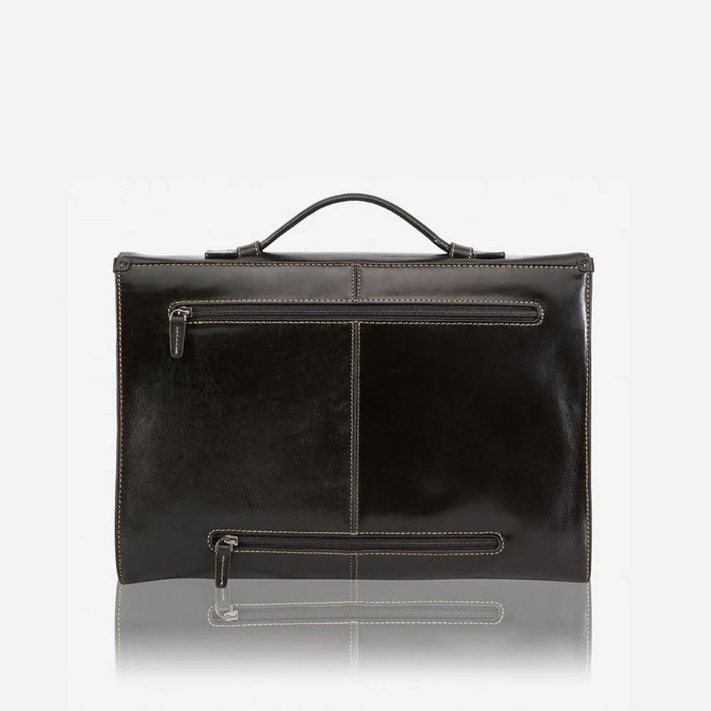 Jekyll & Hide Slim Business Briefcase - Black