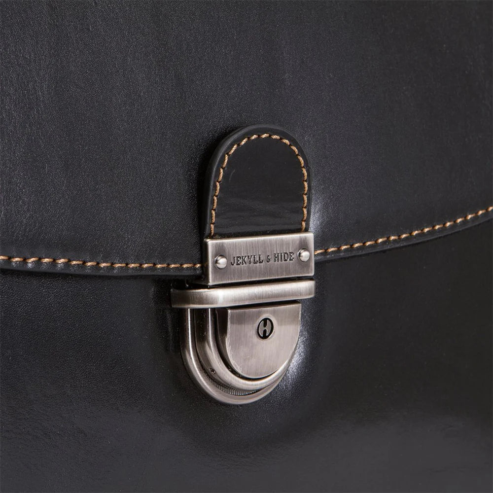 Jekyll & Hide Slim Business Briefcase - Black