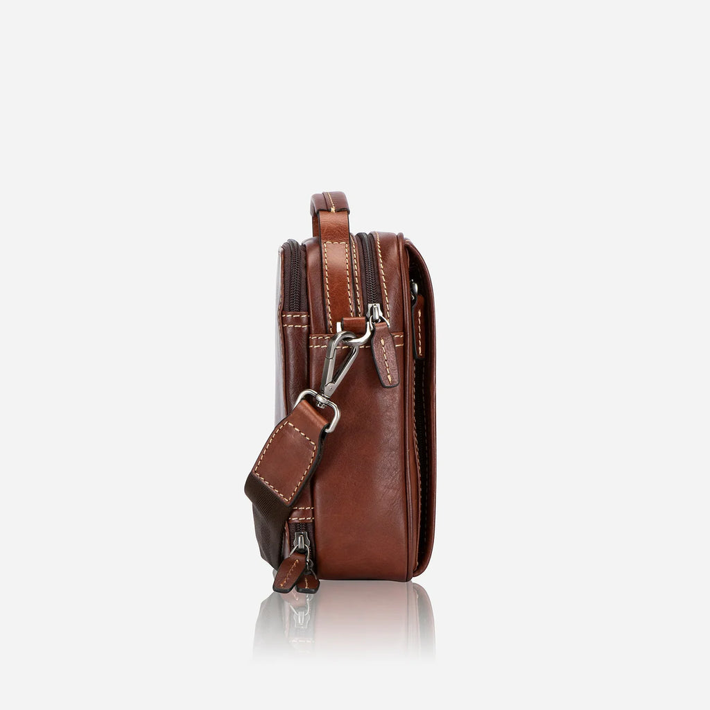 Jekyll & Hide Large Cross Body Bag - Mocha