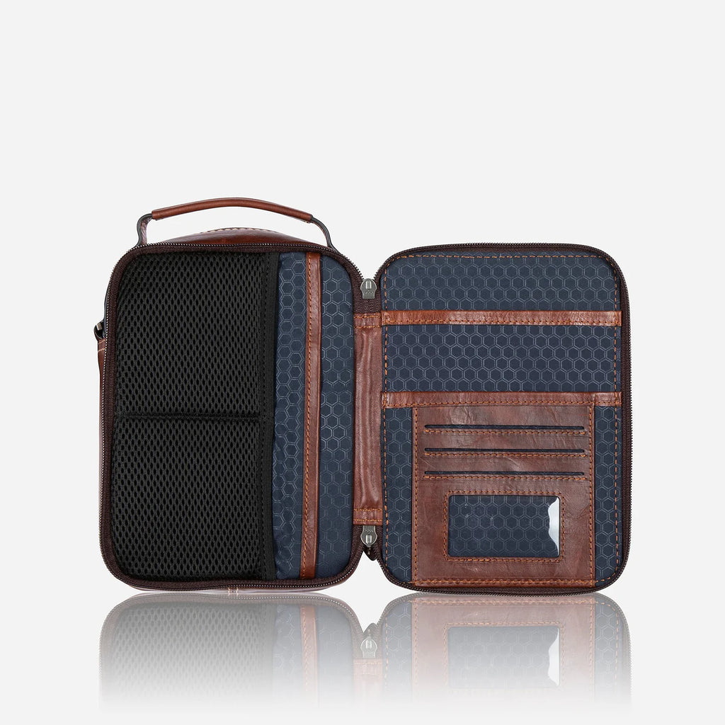 Jekyll & Hide Large Cross Body Bag - Mocha