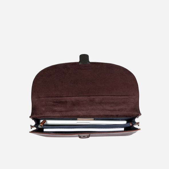 Jekyll & Hide Slim Business Briefcase - Tobacco