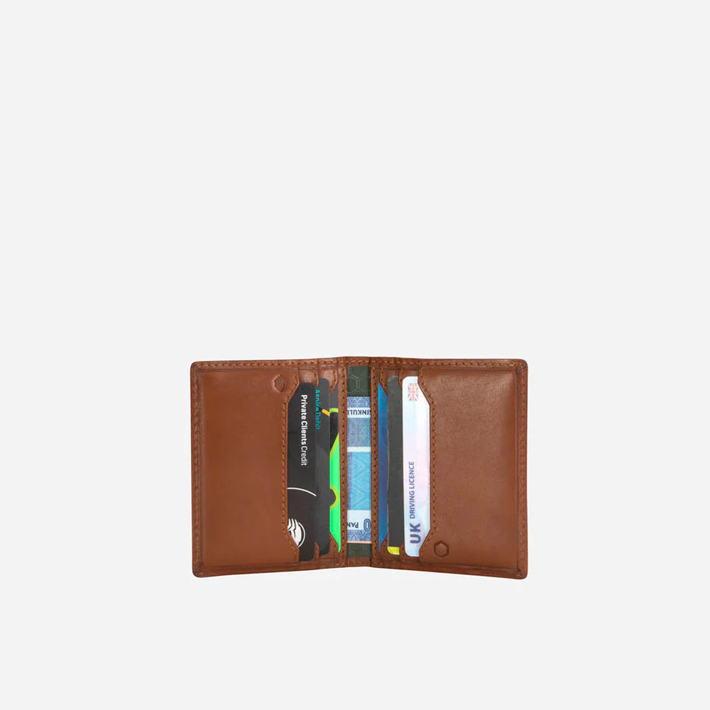Jekyll & Hide Slim Bifold Card Holder - Tan