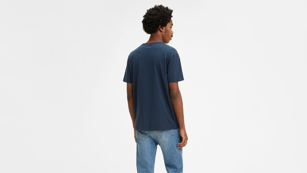 Levi's Original Logo Patch Tee - Dress Blue