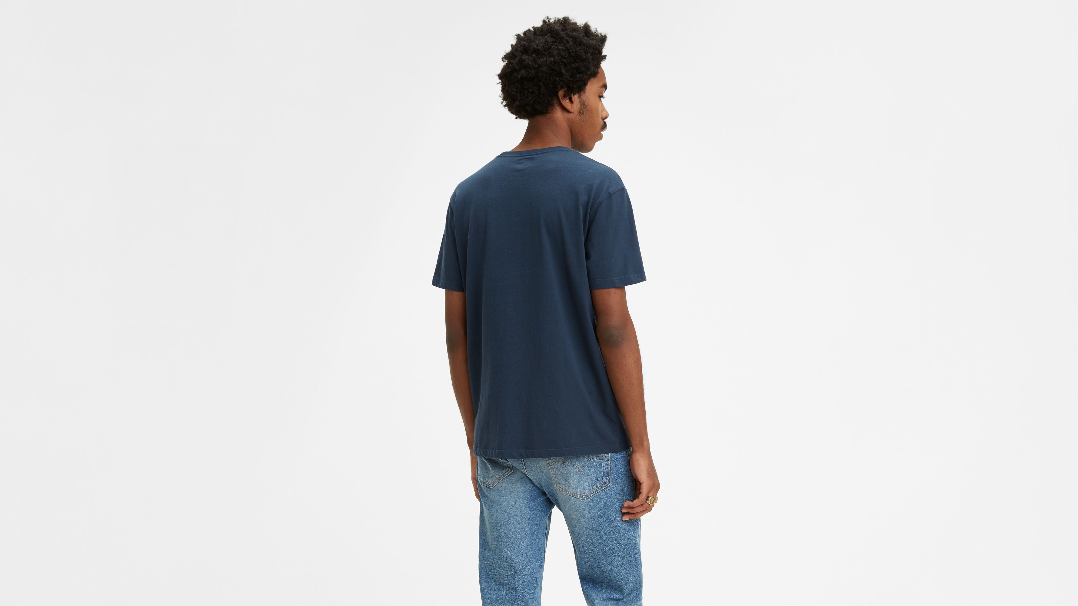 Levi's Original Logo Patch Tee - Dress Blue