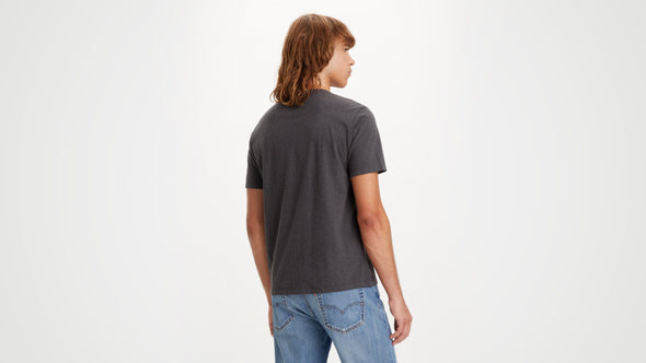 Levi's Original Logo Patch Tee -  Dark Charcoal