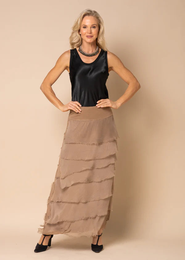 Toyah Singlet in Onyx