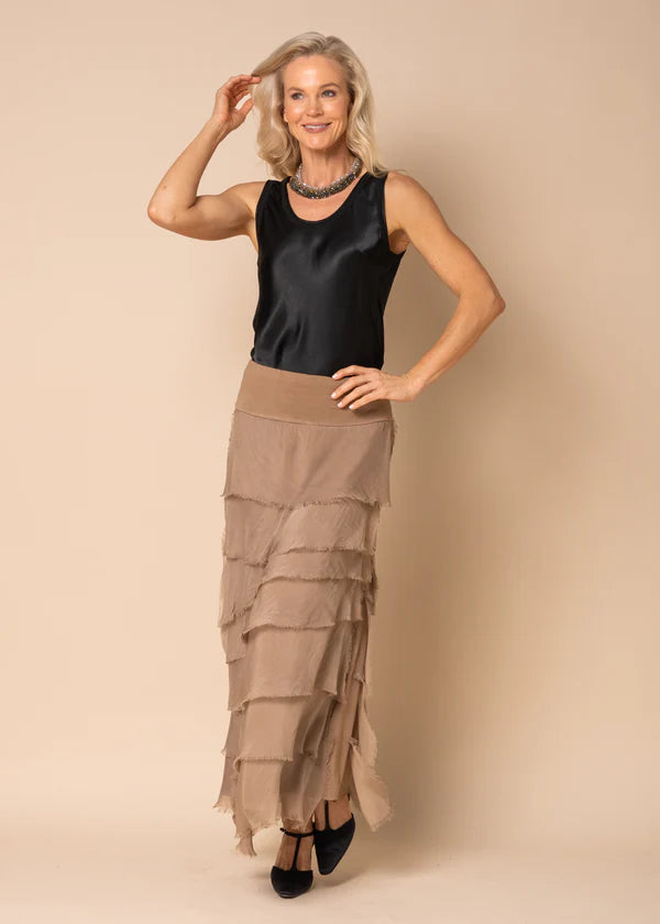 Toyah Singlet in Onyx
