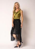 Toyah Singlet in Green Olive