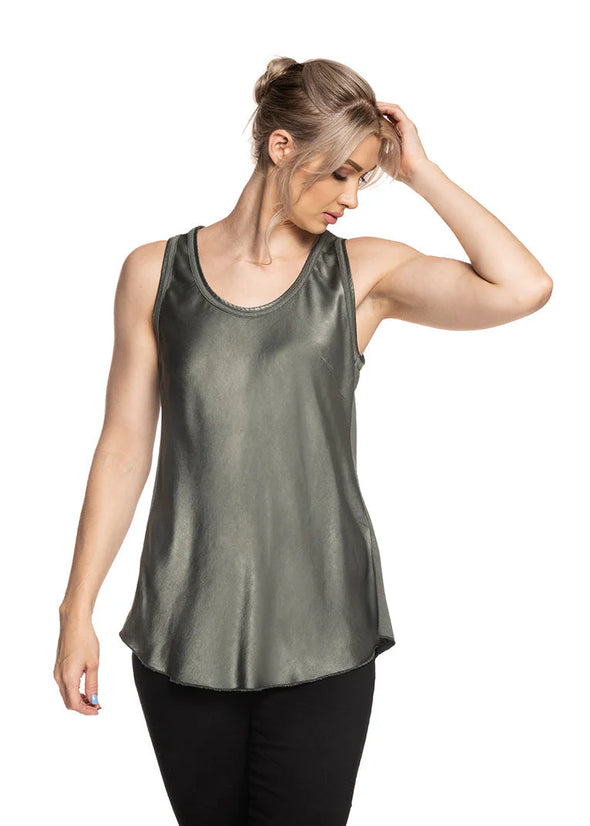 Toyah Singlet - Khaki