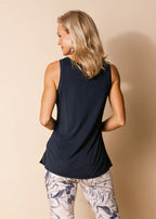 Toyah Singlet in Navy