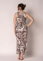 Seraphine Satin Singlet in Mocha