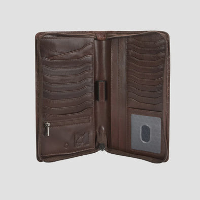 Jekyll & Hide Zip Around Travel Organiser - Mocha