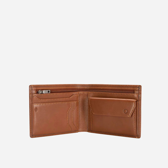 Jekyll & Hide Medium Bifold Leather Wallet - Tan