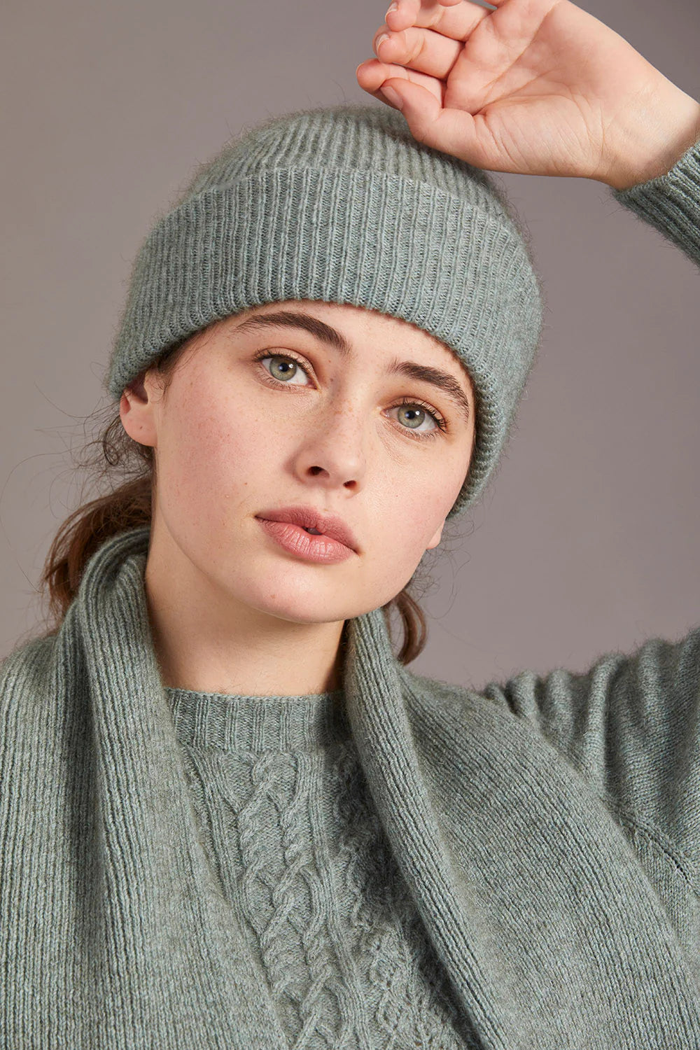 McDonald Possum Merino Fine Rib Beanie