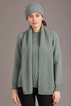 Possum Merino Fine Rib Scarf